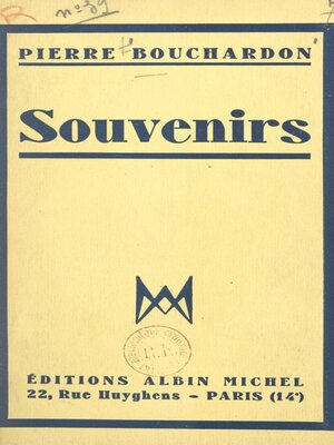 cover image of Souvenirs